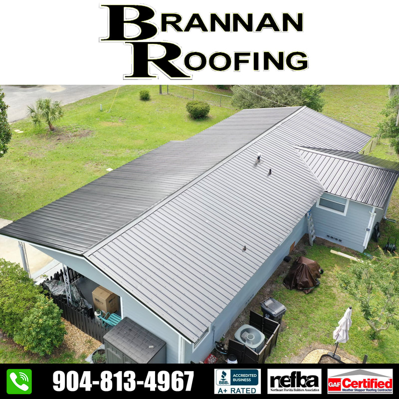 Black Metal Roof in Mandarin in Nassau County, FL